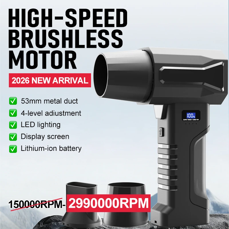 Diy Electronics Cleaner - Turbo wentylator 2990000RPM, przenośna dmuchawa powietrza,
