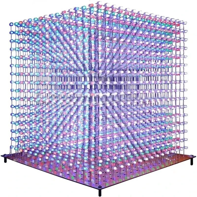 Diy Electronics Parts - 3 Zestaw D16mini Light Cube 16x16x16