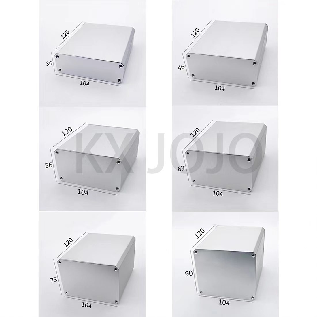Diy Enclosure For Electronics - Aluminiowa obudowa 104*36/46/56/63/73/90*120mm Box PCB obudowa