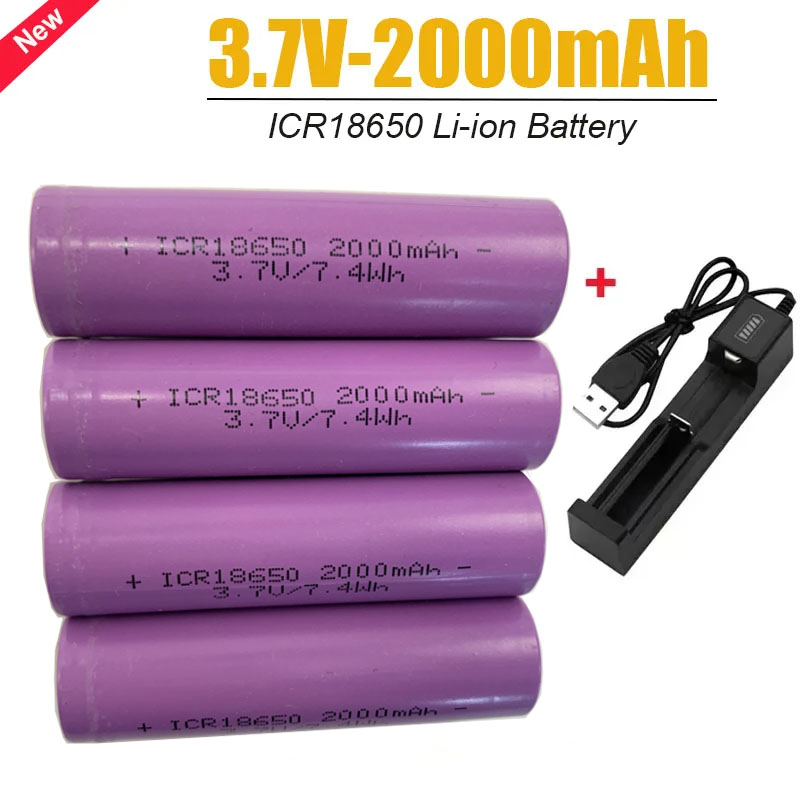 Diy Electronics Cleaner - Nowy oryginalny akumulator litowo-jonowy ICR18650 o