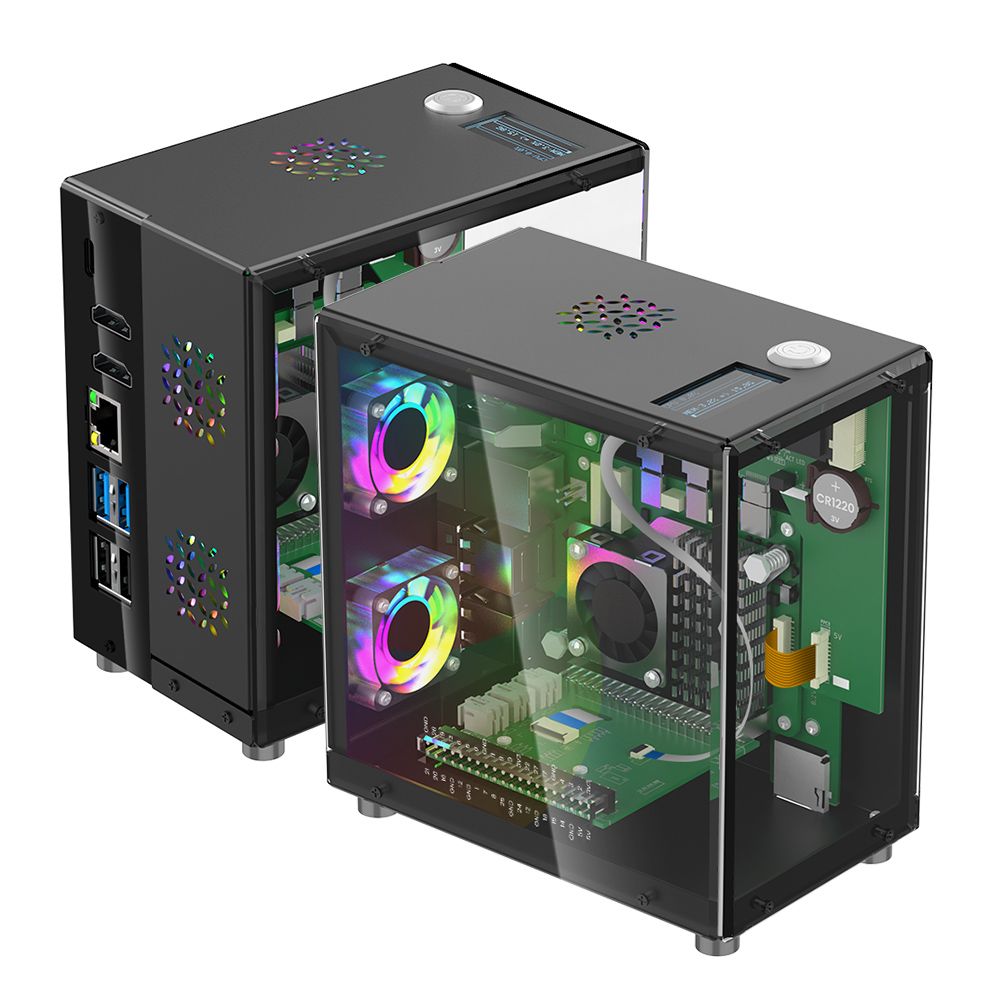 Diy Electronics Raspberry Pi - Zestaw ochronny obudowy Raspberry Pi 5