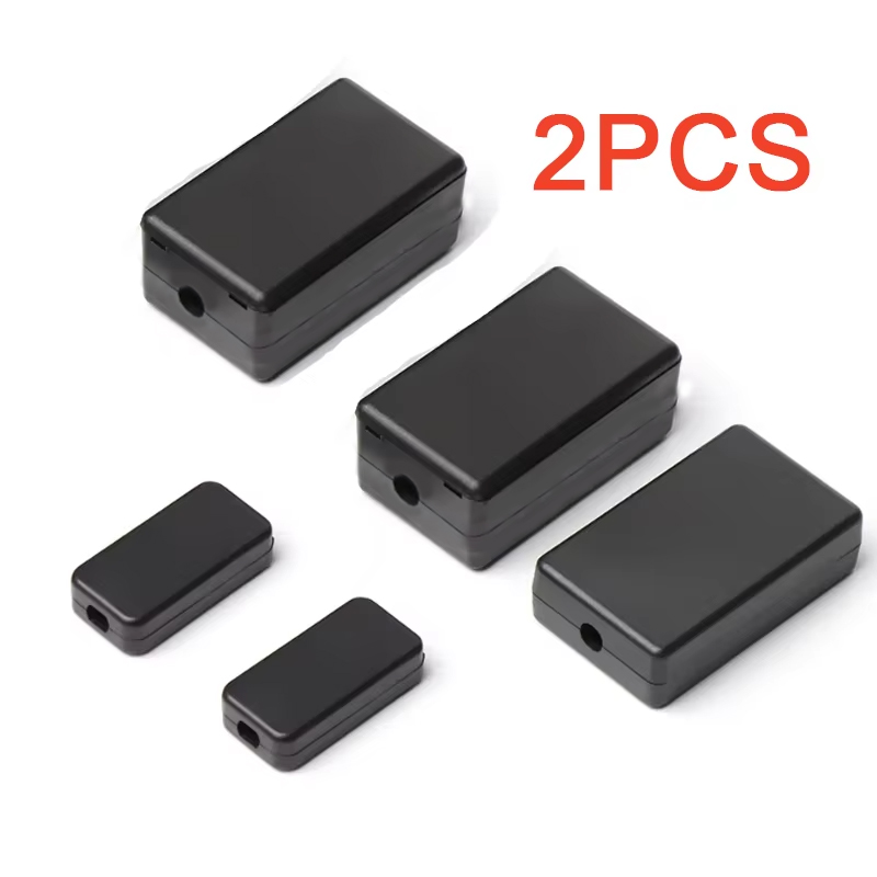 Diy Waterproof Electronics - 2 SZT. Plastikowa Wodoodporna Czarna Obudowa