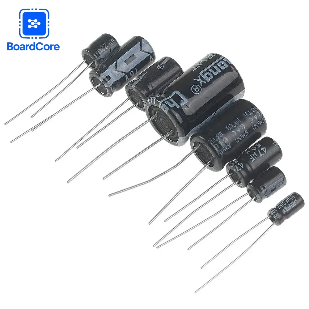 Hobby Diy Electronics Kit - Zestaw 25 wartości kondensatorów elektrolitycznych 125