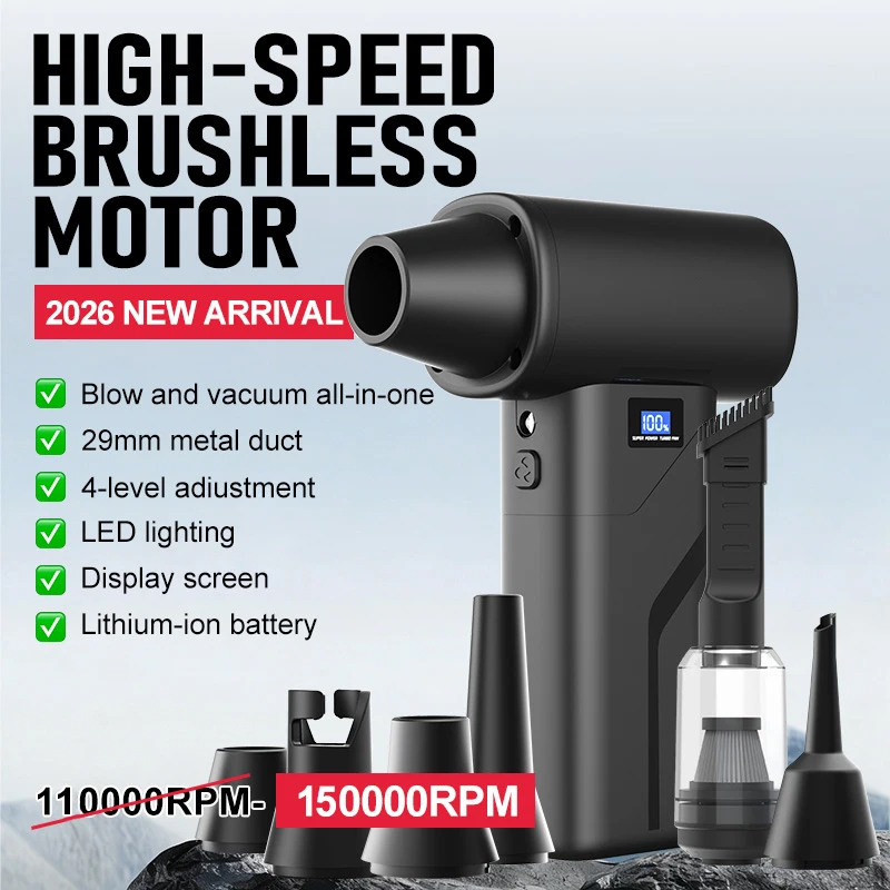 Diy Electronics Cleaner - Turbo wentylator 150000 obr./min, mini dmuchawa,
