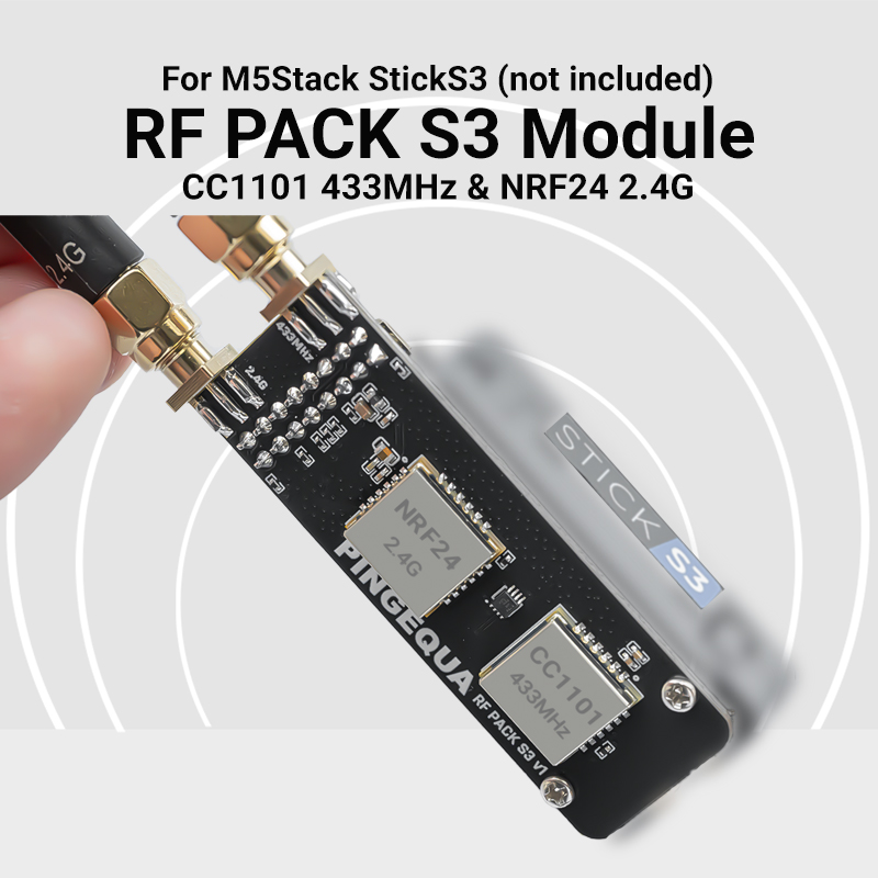 Rf 433Mhz Module - Moduł dwupasmowy M5Stack StickS3 CC1101 433MHz