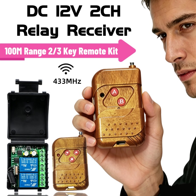 Rf 433Mhz Module - Moduł przekaźnikowy 433.92Mhz DC 9-30V 12V