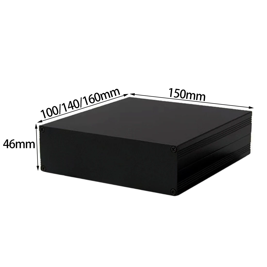 Diy Waterproof Electronics - Aluminiowa obudowa 150*46*100/140/160mm wodoodporna skrzynka dzielona