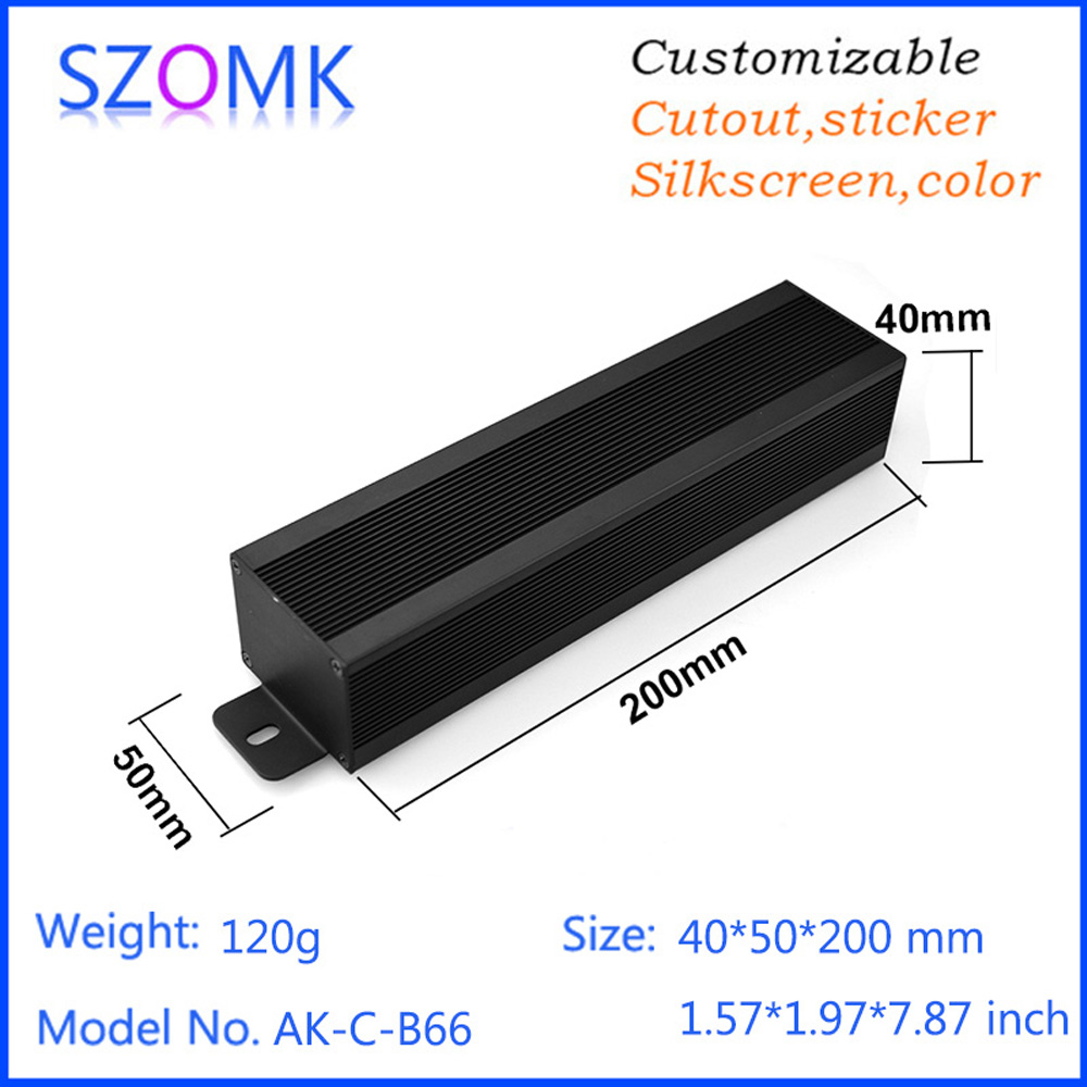 Diy Enclosure For Electronics - 1 sztuka Aluminiowa Obudowa 40*50*200mm Skrzynka