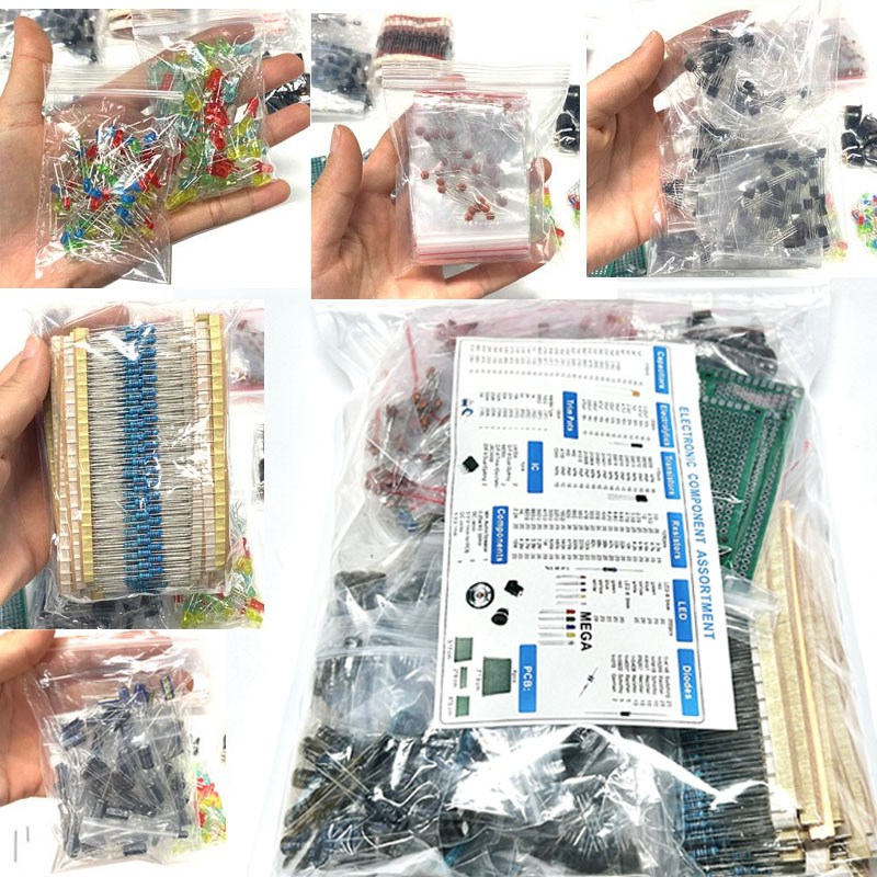 Capacitor Kit Assortment - 1818 sztuk DIY zestaw komponentów elektronicznych