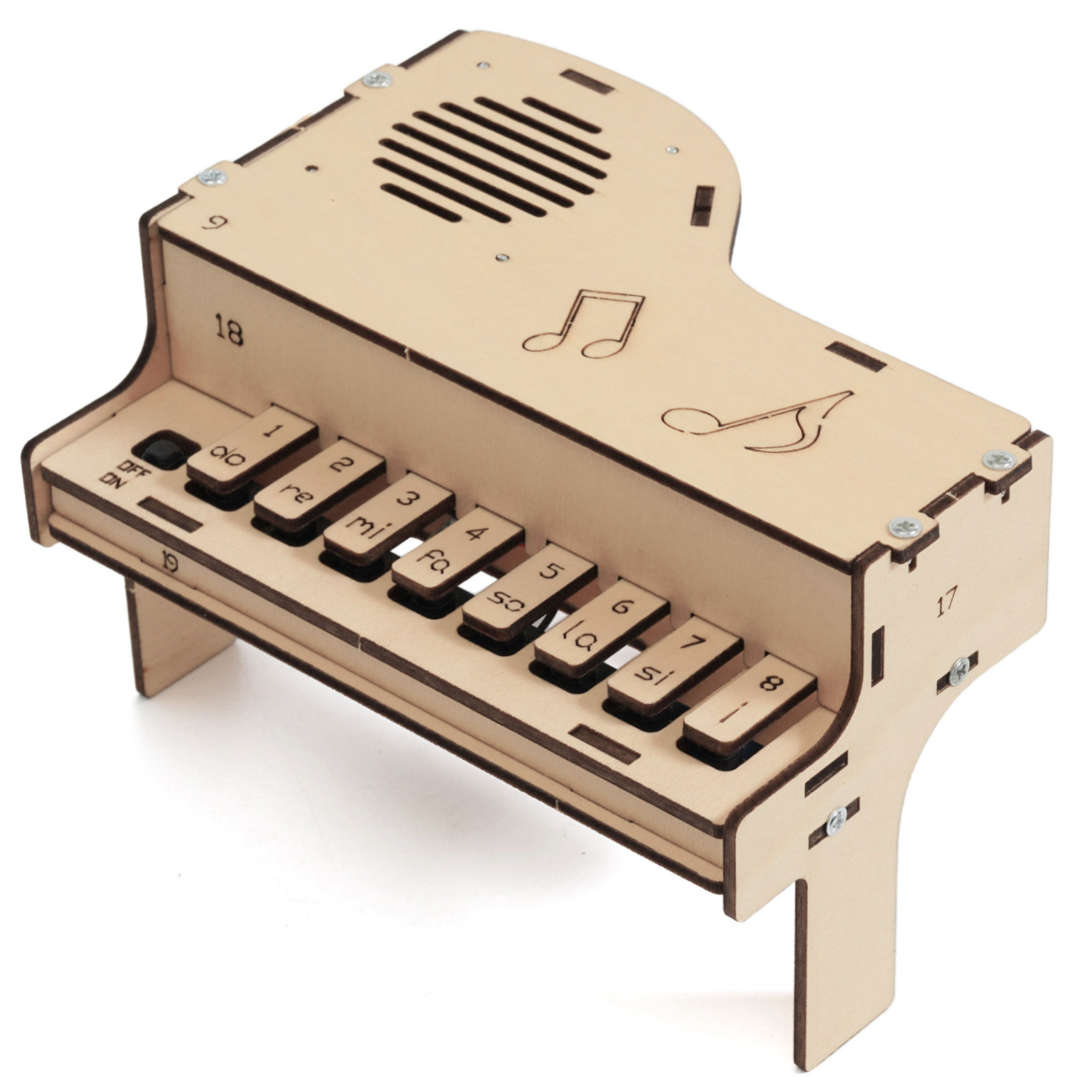 DIY drewniany model fortepianu – Diy Electronics Parts recenzja i cena