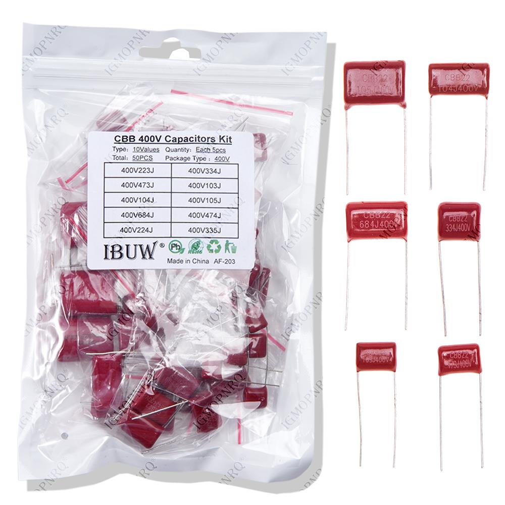 ZESTAW 50 SZT. = 10 wartości * – Capacitor Kit Assortment recenzja i cena