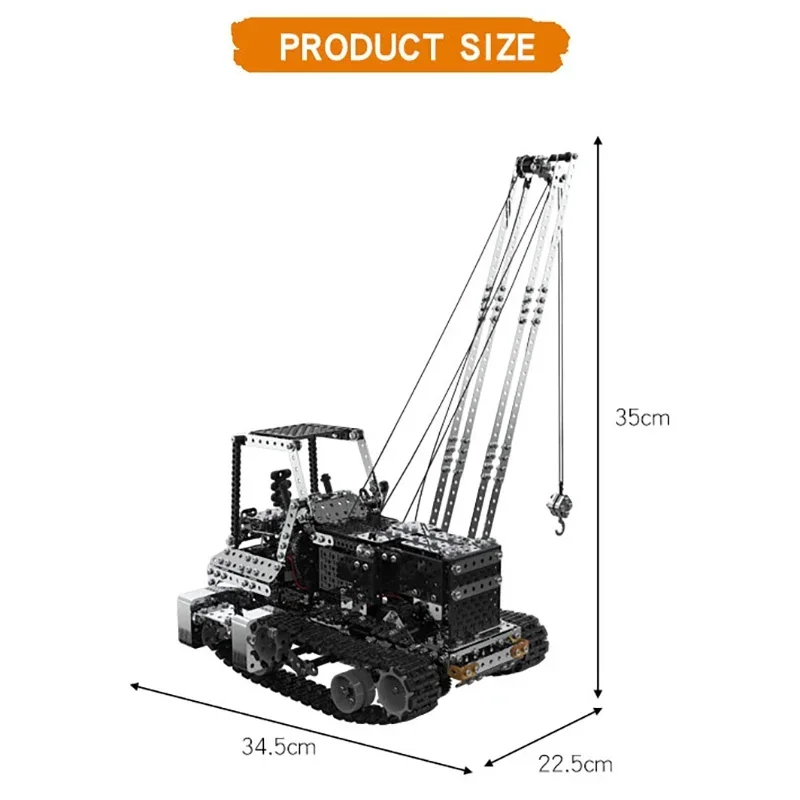 Zrób to sam Metalowy Żuraw RC  – Diy Electric Car recenzja i cena