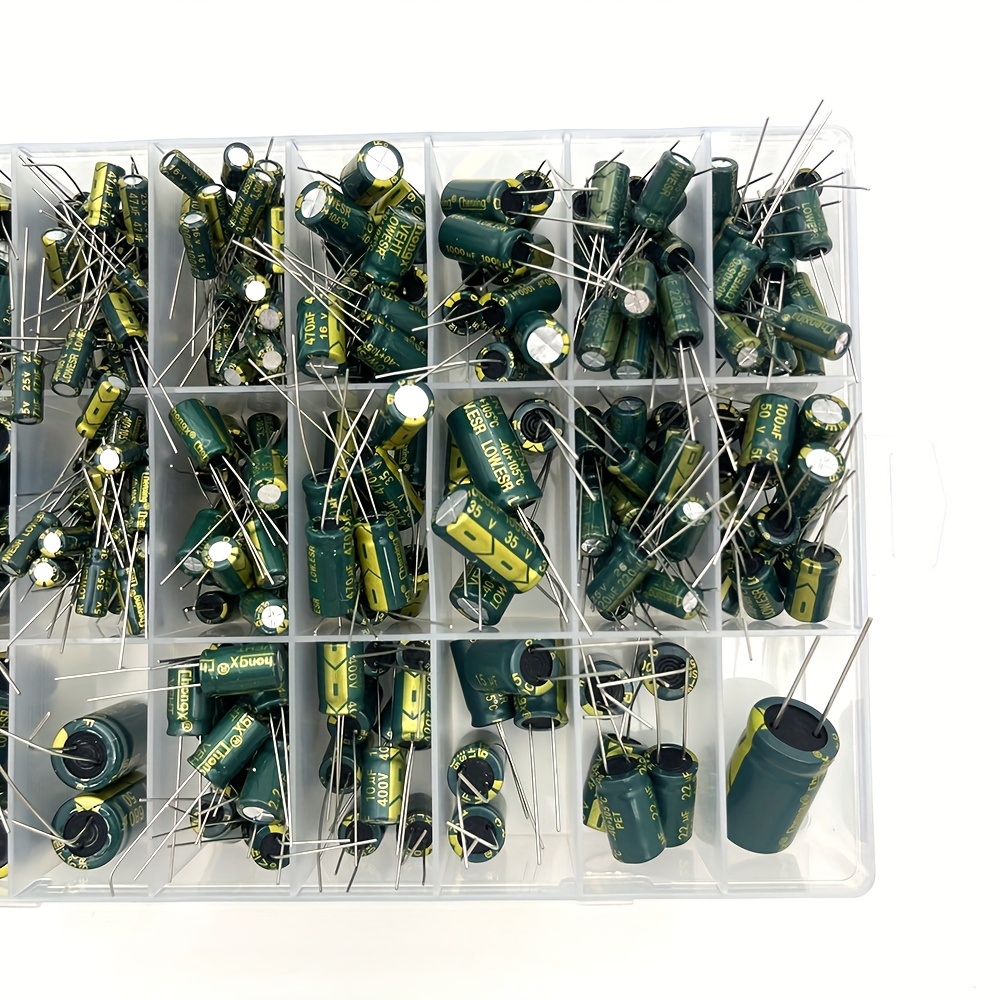 335 sztuk zestaw aluminiowych  – Capacitor Kit Assortment recenzja i cena