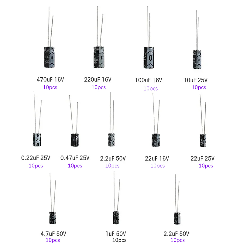 120 szt. 12 rodzajów kondensat – Capacitor Kit Assortment recenzja i cena