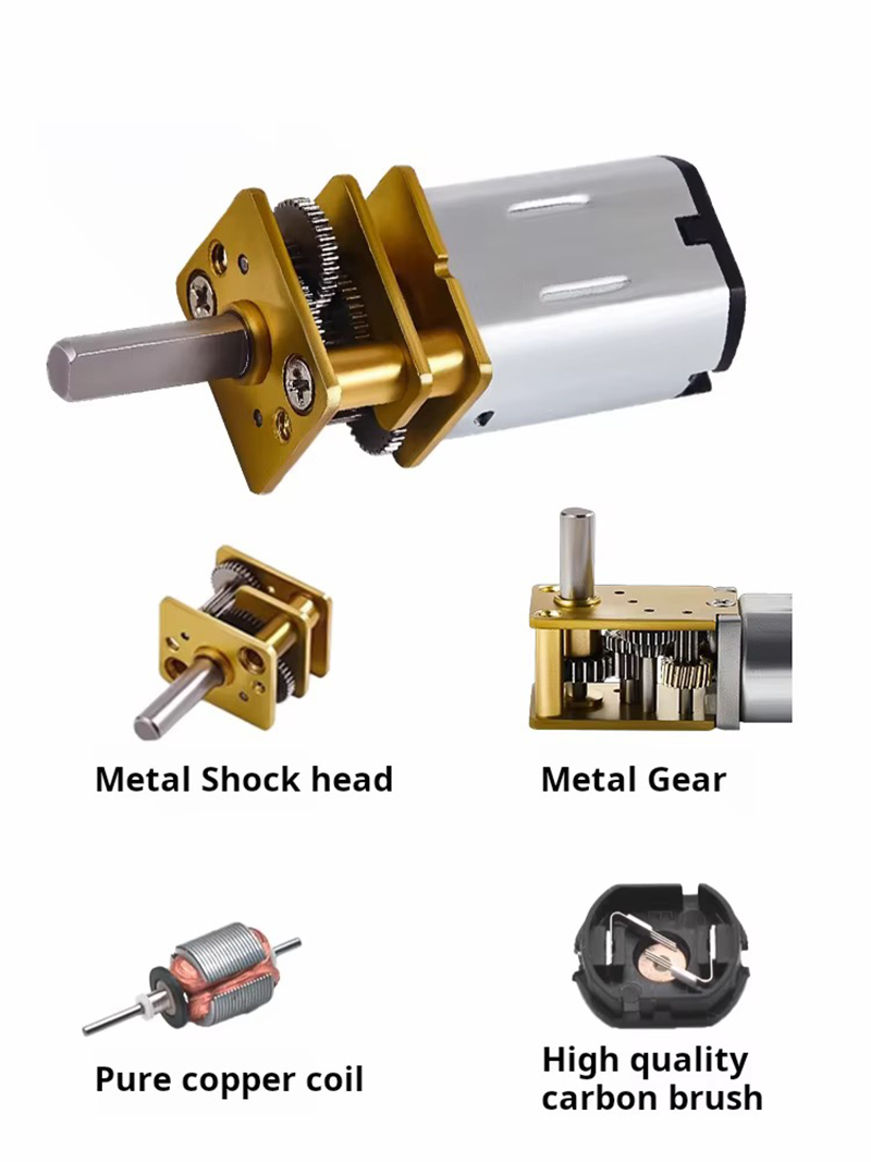 6V 12V 15-6000RPM GA12-N20 DC  – Diy Boat Electronics recenzja i cena