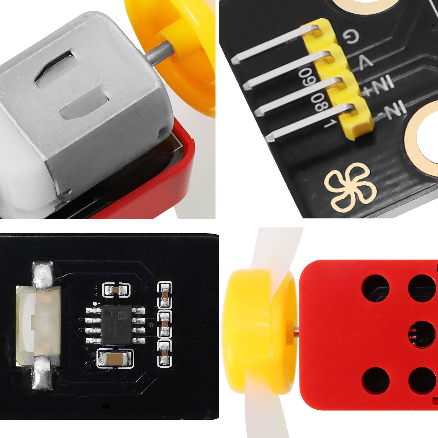 Moduł wentylatora DC 3-6V 130  – Diy Lego Electronics recenzja i cena