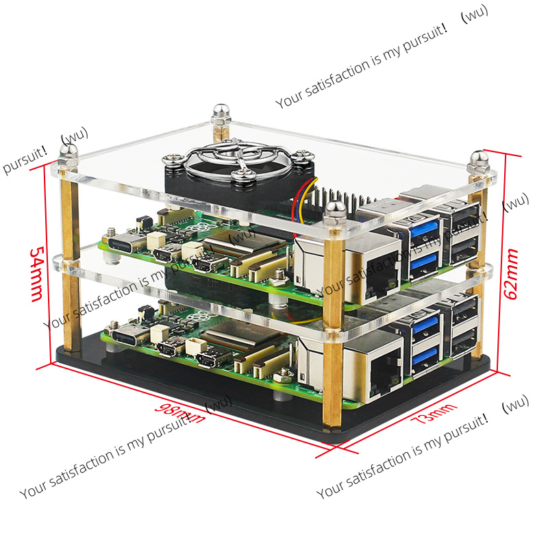 Akrylowa obudowa Raspberry Pi  – Diy Electronics Raspberry Pi recenzja i cena