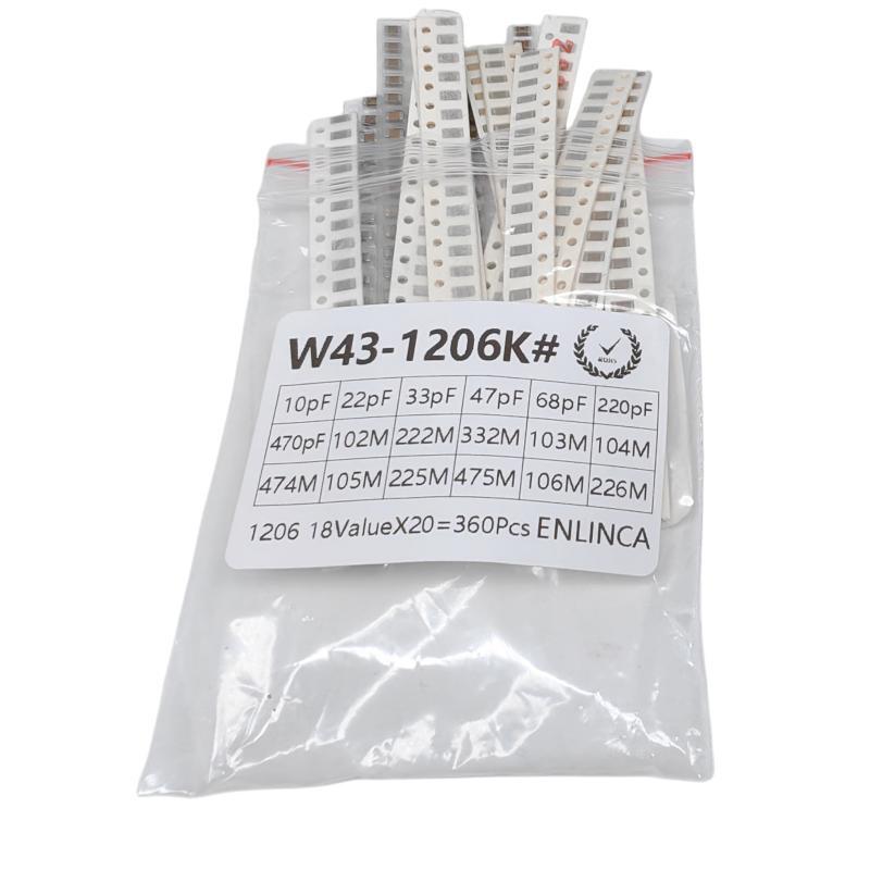 360 szt. Zestaw kondensator SM – Capacitor Kit Assortment recenzja i cena