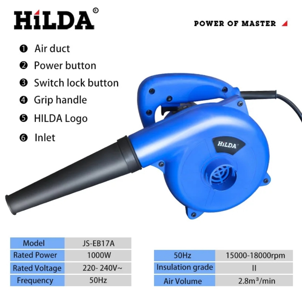 HILDA 1000W Elektryczna Dmucha – Diy Electronics Cleaner recenzja i cena