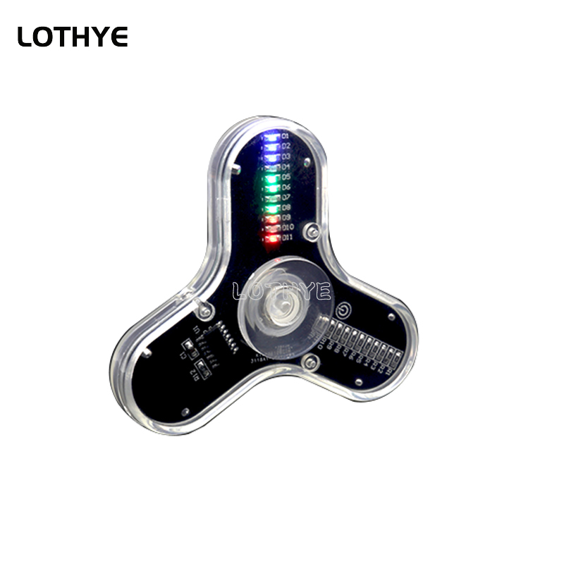 LED Fidget Spinner produkcja g – Diy Electronics Parts recenzja i cena