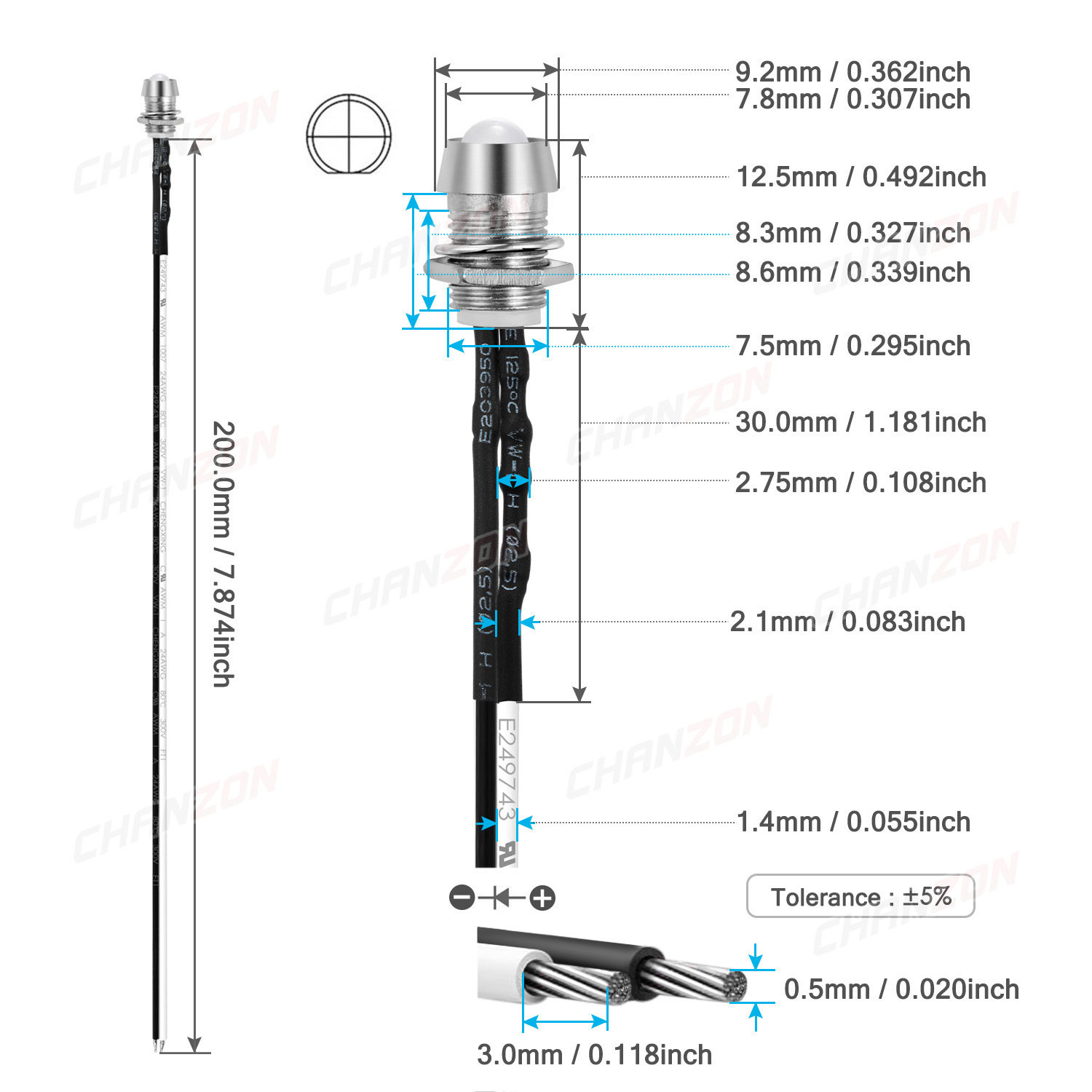 5mm Zestaw LED z okablowaniem  – Hobby Diy Electronics Kit recenzja i cena