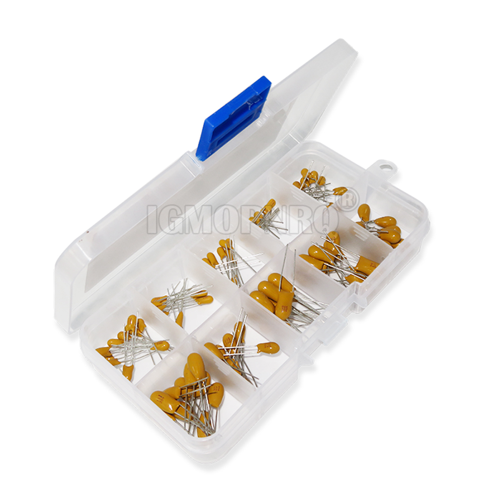 100 sztuk 10 wartość * 10 sztu – Capacitor Kit Assortment recenzja i cena