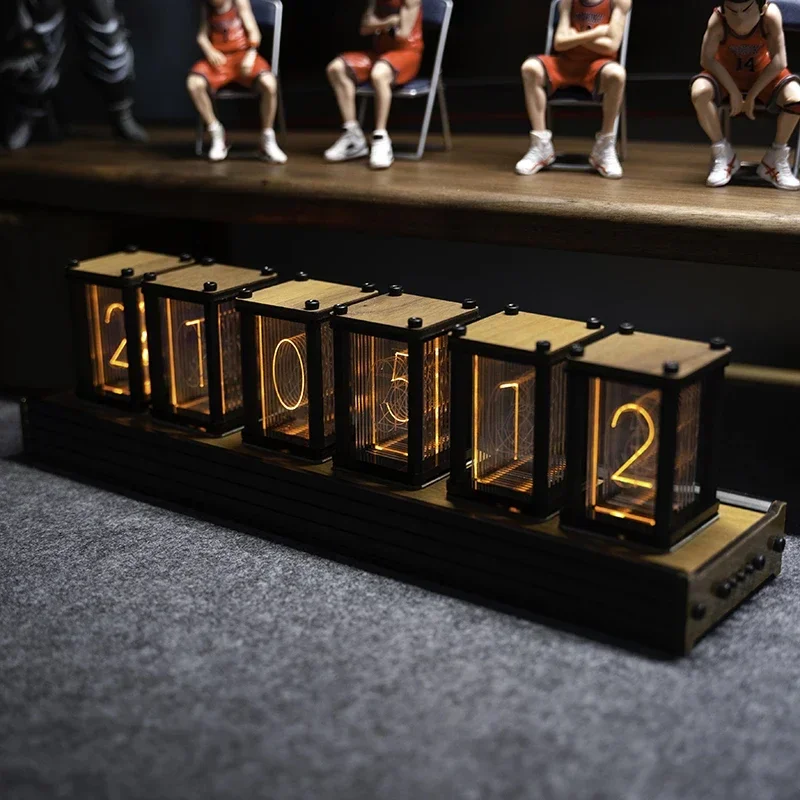Nowy Luksusowy Zegar Nixie z L – Diy Electronics Table recenzja i cena