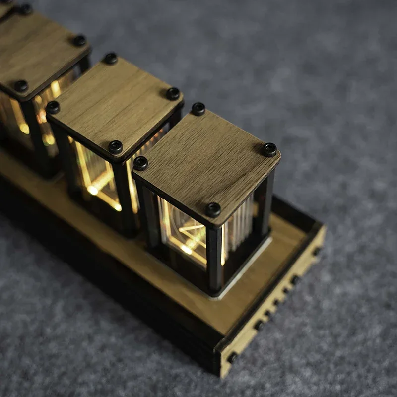 Nowy Luksusowy Zegar Nixie z L – Diy Electronics Table recenzja i cena
