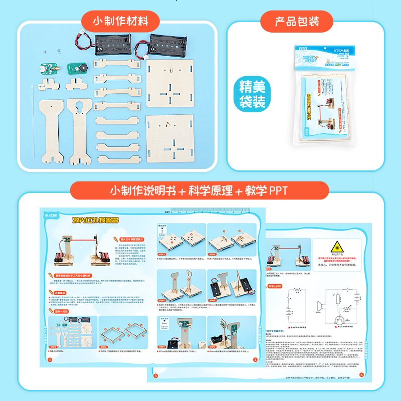 Zestaw DIY Alarm na Podczerwie – Hobby Diy Electronics Kit recenzja i cena