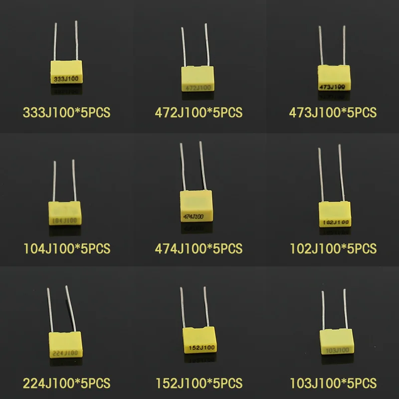 50 SZTUK 102J~474J Zestaw kond – Capacitor Kit Assortment recenzja i cena