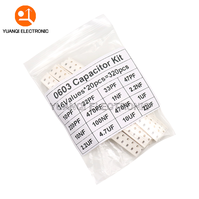 320 SZTUK 720 SZTUK 0603 0805  – Capacitor Kit Assortment recenzja i cena
