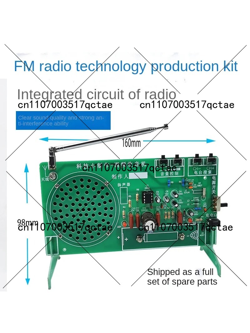 Zestaw radiowy FM FM FM elektr – Diy Electronics Parts recenzja i cena
