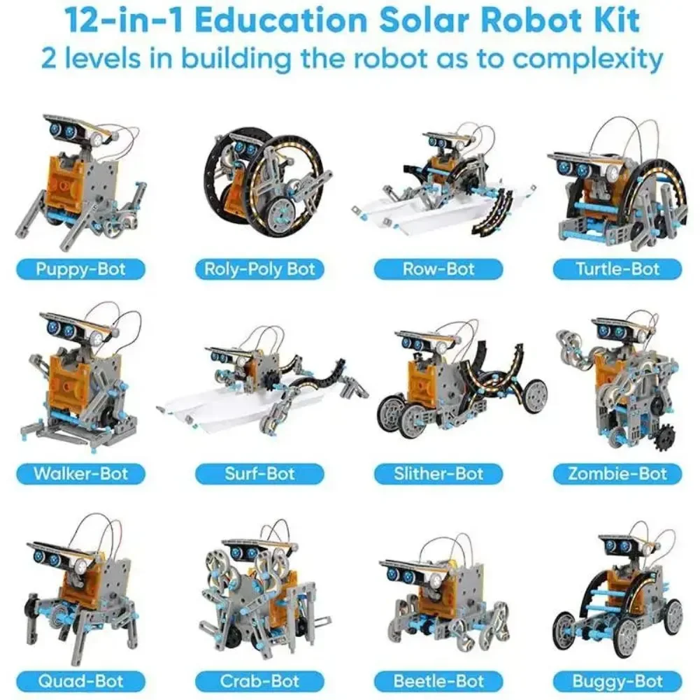 13 w 1 Robot zasilany energią  – Diy Electronics Parts recenzja i cena